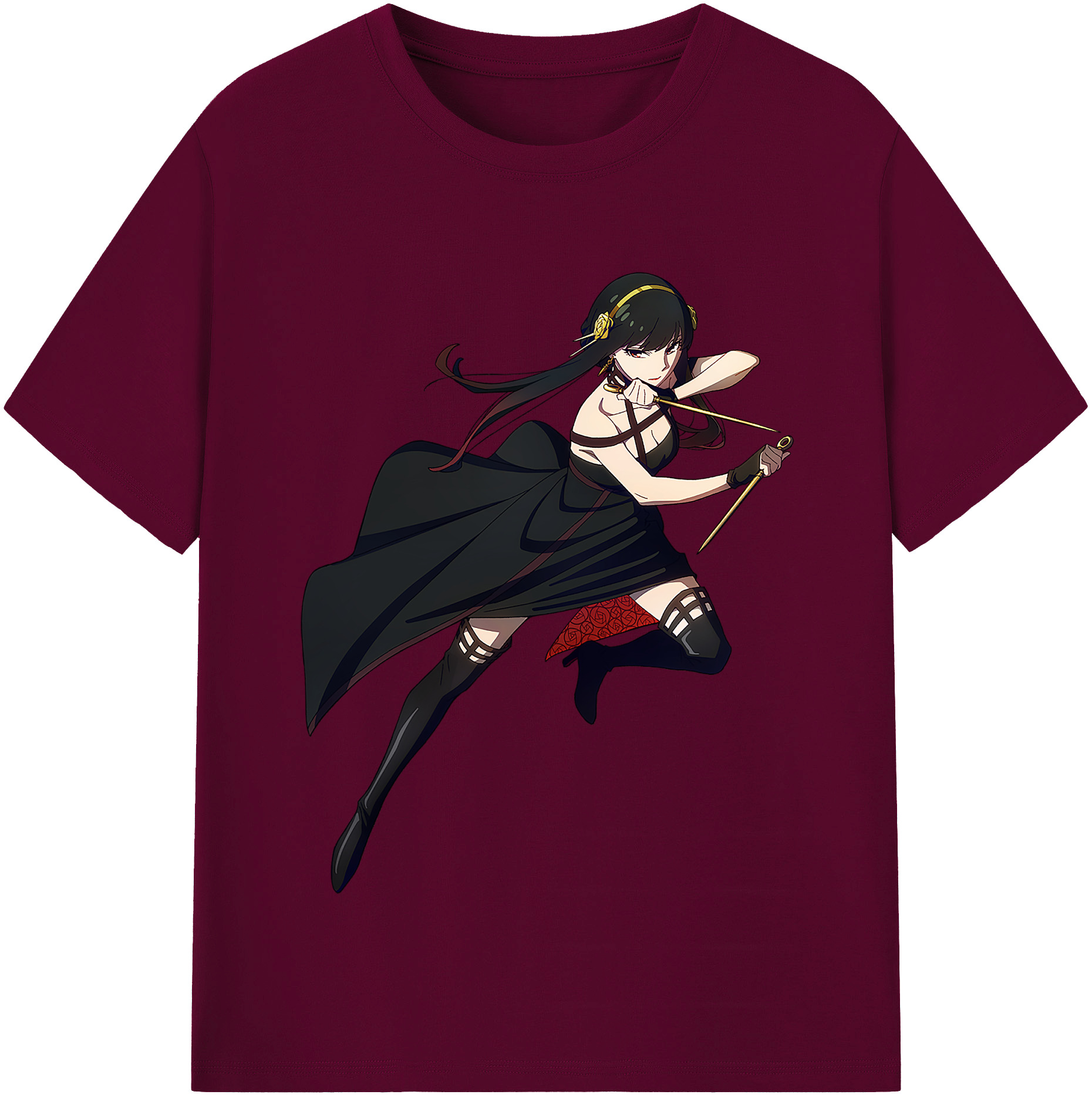 （画像用） SPY×FAMILY间谍家家酒 レディースカジュアルプリントTシャツ（綿100％）